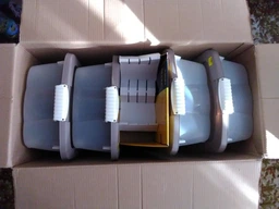 Контейнер для зберігання Storage solutions на колесах з переробленого пластику 24 л (8720573387484) фото від покупців 3