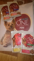 Корм консервований Purina One Mini/Small Adult для собак до 10кг з куркою морквою зеленою квасолею в підливі 85 г (8445290298263) фото від покупців 10