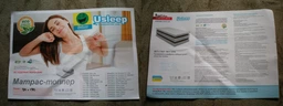 Матрац ортопедичний безпружинний USLEEP SLEEPROLL EXTRA LINEN 70x190 см фото від покупців 1
