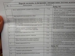 Аптечка медична АВ-ФАРМА АМА-1 автомобільна (AV-PH-AMA1) фото від покупців 10