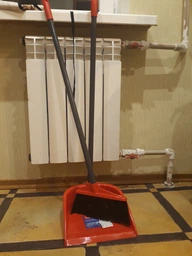 Набор для уборки Vileda совок с длинной ручкой + метла Vileda Dustpan & Broom (4023103158313) фото от покупателей 18