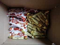 Конфеты вафельные глазированные Roshen Сливки-ленивки 1 кг (4823077645105) фото от покупателей 12
