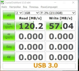 Флеш пам'ять USB Transcend JetFlash 730 128GB USB 3.1 Gen1 White (TS128GJF730) фото від покупців 3