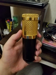 Конденсаторный микрофон ELIMA BM-800 BLACK GOLD + Звуковая карта ELIMA C-MEDIA 7.1 фото от покупателей 16