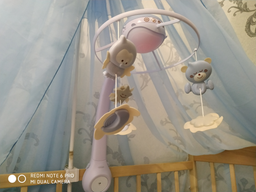 Музыкальный мобиль Infantino 3 в 1 с проектором Голубой (004896I) фото от покупателей 3