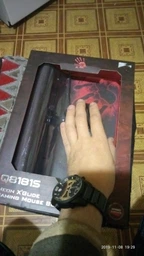 Миша A4Tech Q81 Bloody Neon XGlide Black USB + килимок фото від покупців 4