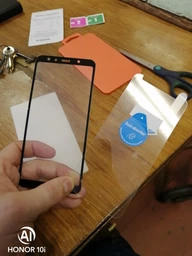 Захисне скло Deexe Crystal Glass для Samsung Galaxy A7 2018 (A750) - Transparent фото від покупців 1