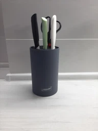 Підставка для ножів та кухонних аксесуарів Maestro MR-1438-Gray 18х11 см сіра фото від покупців 8
