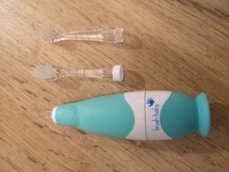 Brush-Baby BabySonic звуковая зубная щетка, 0-3 года голубая фото от покупателей 4