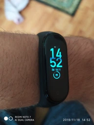Фитнес-браслет Xiaomi Mi Band 4 MiJobs Aura White (MJ-5411W) + Черный ремешок в подарок! фото от покупателей 2