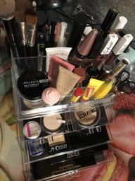 Органайзер для косметики (Акриловий) Cosmetic Storage Box Прозорий (ICL44) фото від покупців 4