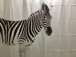 Шторка для ванной Spirella 10.11554 Zebra 180x200 см фото от покупателей 2