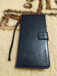 Чохол Idewei для Xiaomi Redmi Note 7 / Note 7 Pro книжка шкіра PU червоний фото від покупців 9