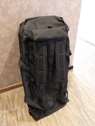 Сумка-рюкзак дорожная Natursport Transporter 80 л Водоотталкивающая ткань Черная фото от покупателей 5