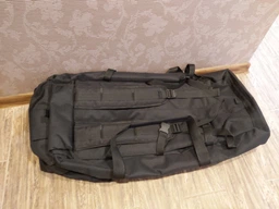 Сумка-рюкзак дорожная Natursport Transporter 80 л Водоотталкивающая ткань Черная фото от покупателей 4