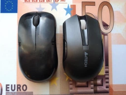 Мишка бездротова A4tech G3-200N, Black/Red, USB, бездротова, оптична (сенсор V-Track), 1000 dpi, 3 кнопки, 1xAA G3-200N