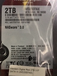 Жесткий диск 3.5' 2Tb Western Digital Red SATA3 64Mb 5400 rpm WD20EFRX фото от покупателей 10