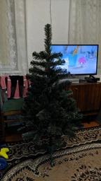 Ялинка "Казка" з білими кінчиками 1,30 м. ЯЛИНКА ВІД БІЛКИ фото от покупателей 2
