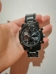 Часы наручные мужские Skmei 1389 Black - Black, 1389BK (12323) фото от покупателей 1