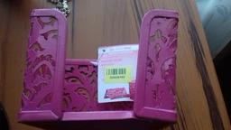 Бокс для паперу метал.BUROMAX 6216-07 95х95х80, Barocco фіолетовий (12), /BM.6216-07/