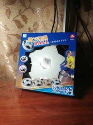 Светящийся летающий мяч Hover Ball для аэрофутбола на любых поверхностях фото от покупателей 3