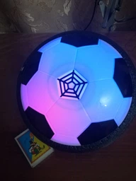 Светящийся летающий мяч Hover Ball для аэрофутбола на любых поверхностях фото от покупателей 5