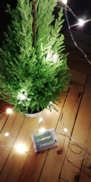 Светодиодная гирлянда 6 метров на батарейках Ledart Синяя фото от покупателей 9