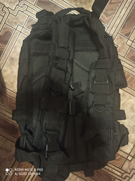 Тактический штурмовой военный городской рюкзак B02 RealTactic 20-25 литров Черный