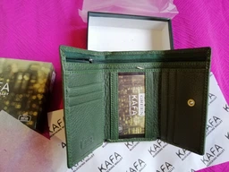 Кошелек женский кожаный Kafa RFID AE214 красный фото от покупателей 8