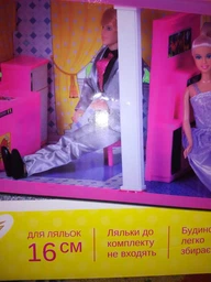 Кукольный домик Арина Metr plus 6980 83,5х70х25,5 см фото от покупателей 4