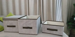Короб складаний Handy Home з кришкою 40х30х25 см Сірий (ESH06) фото від покупців 3