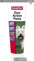 Мультивітамінна паста Beaphar Duo Active Paste для собак 100 г (12960) (8711231129607)