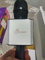 Бездротовий караоке мікрофон з Bluetooth Wster WS-858 Black MicroUSB TF USB фото від покупців 4