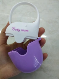 Контейнер для пустушки 0+ Baby Тeam Фіолетовий з білим фото від покупців 1