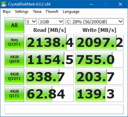 SSD диск Kingston A2000 1TB NVMe M.2 2280 PCIe 3.0 x4 3D NAND TLC (SA2000M8/1000G)