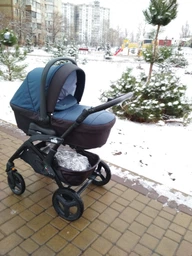 Коляска 3 в 1 CAM DINAMICO UP SMART, рама чорна, колір чорно-біле графіті (897T/V90/990/782K) фото від покупців 2