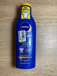 Дитячий сонцезахисний лосьйон NIVEA Sun Kids Захист та догляд SPF 50+ 200 мл (5900017082844/4006000075402) фото від покупців 3