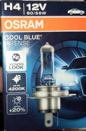 OSRAM COOL BLUE INTENSE H4 (64193CBI-DUOBOX) фото от покупателей 8