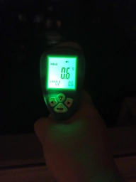 Бесконтактный термометр Сертифицирован DT 8809c Non-contact Pro 32°C ~ 42,5°C градусник бесконтактный медицинский Инфракрасный для Тела и Поверхностей с украинской инструкцией Зеленый фото от покупателей 3