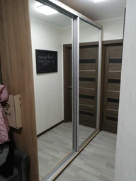 Шкаф-купе Фенікс Зеркало 120x60x240 см двухдверный Дуб сонома (FM007859)