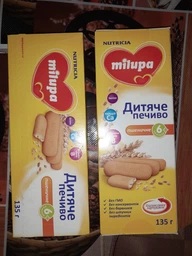 Детское печенье Milupa Пшеничное 135 г (5051594004467) фото от покупателей 12