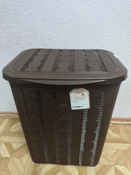 Кошик для білизни VIOLET HOUSE COFFEE В'язання (6481572) 2064815720018 45л фото від покупців 12
