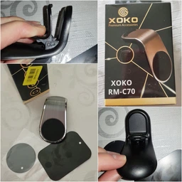 Автодержатель для телефона магнитный XoKo Premium RM-C70 Flat Magnetic Silver (XK-RM-C70-SL) фото от покупателей 16