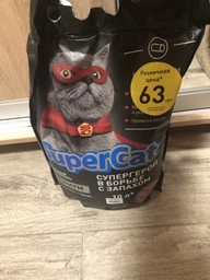 SuperCat Преміум наповнювач деревний 3 кг - без аромату фото от покупателей 11