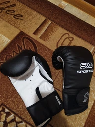 Боксерські рукавички SportKo ПД-2-8-OZ червоні фото від покупців 1