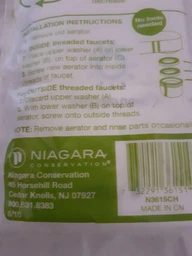 Аэратор Niagara Tri-MAX 3-х режимный 1,9-5,7 л/мин (N3615CH)