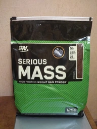 Гейнер Optimum Nutrition Serious Mass, 5.45 кг - Шоколад фото от покупателей 14
