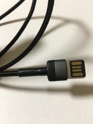 Кабель Lightning > USB Baseus Cafule Special Edition 2.4A 1.0m (CALKLF-GG1) Gray фото від покупців 15