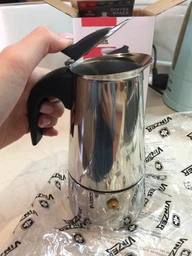 Гейзерна кавоварка Vinzer Moka Inox нержавійка (89393 Vinzer) фото від покупців 9