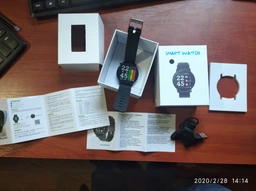 Розумний Фітнес браслет Smart Band B12 темно-синій фото від покупців 9